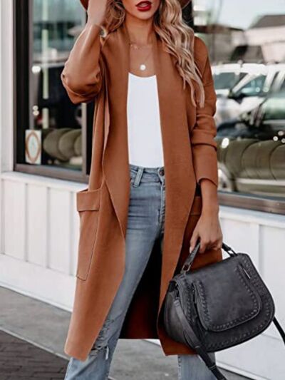 Front Dropped Shoulder Trench