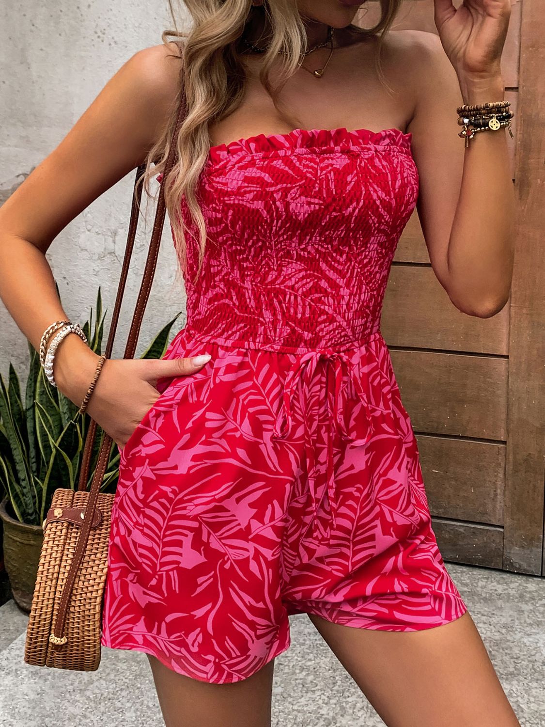 Tube Romper with Pockets