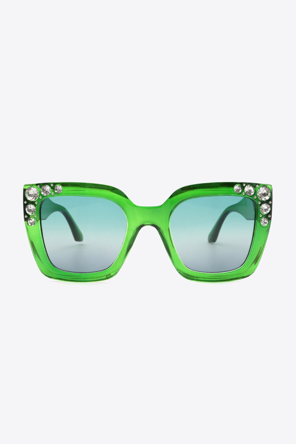 Inlaid Rhinestone Sunglasses