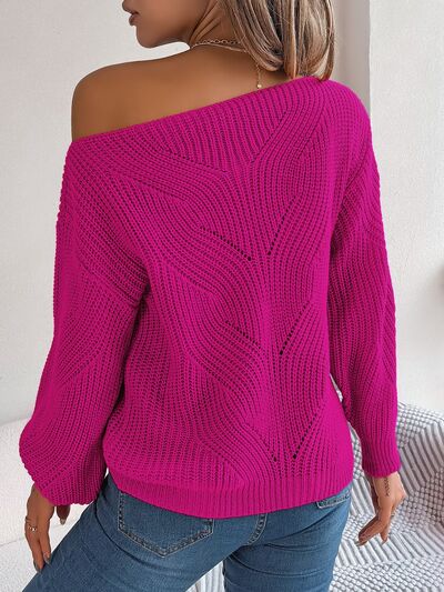 Detailed Long Sleeve Sweater