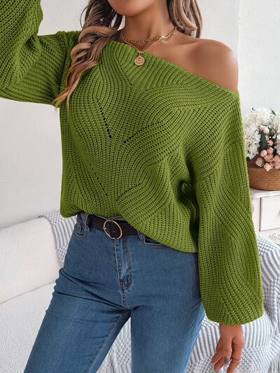 Detailed Long Sleeve Sweater