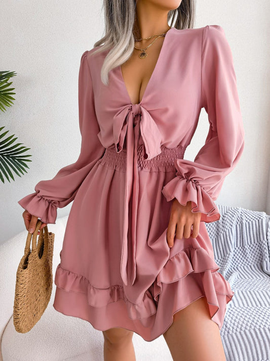 Tie Front Dress