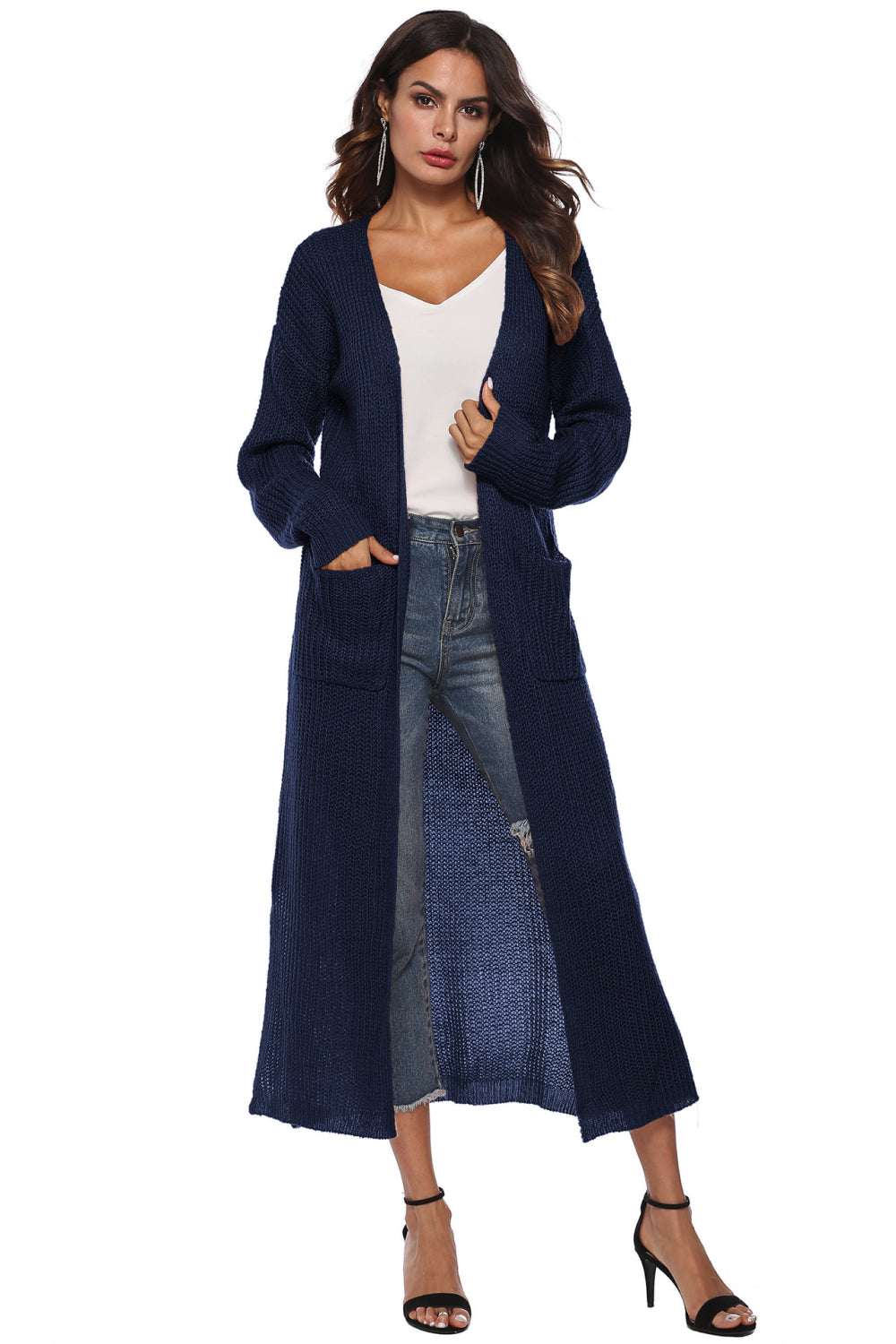 Duster Front Buttoned Cardigan