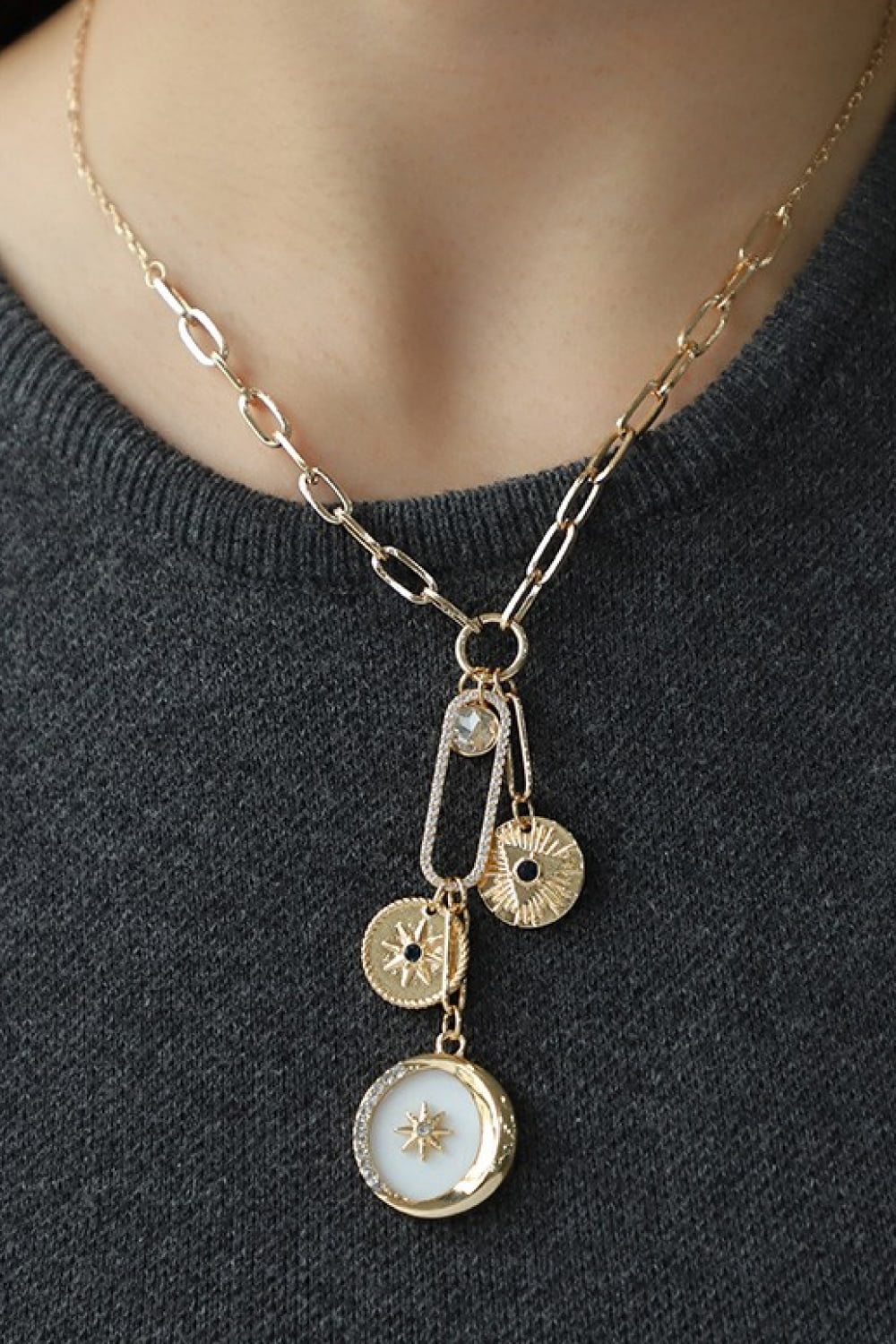 Charmed Alloy Necklace