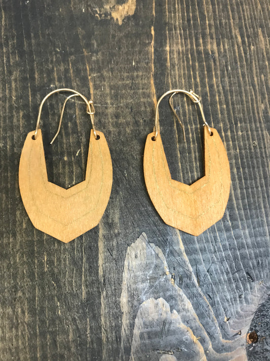 Geo Wooden Earrings